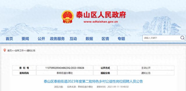 泰山街道最新招聘信息汇总